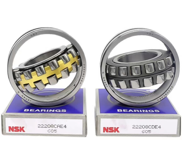 Heavy Duty 22208 CAME4C3 CDE4 NSK Spherical Roller Bearings