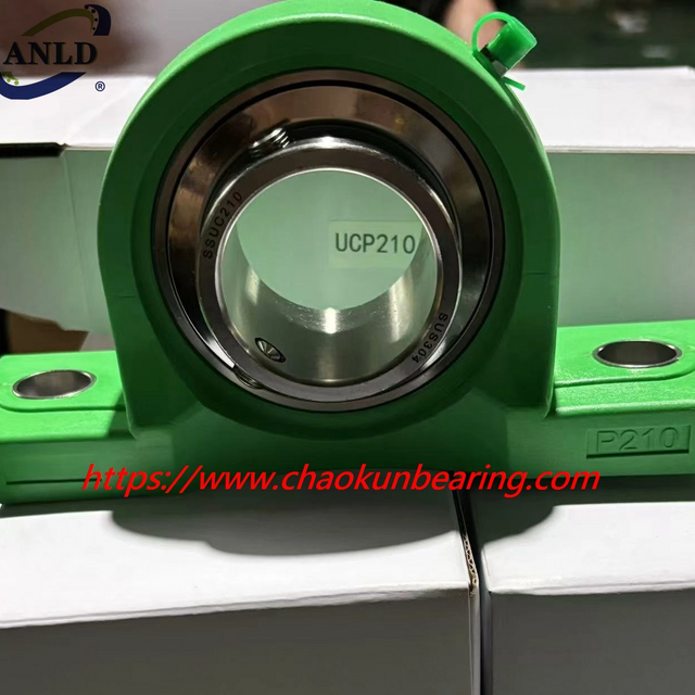 UCP208 UCP209 UCP210 Green Block Supports Custom Colors Pillow Block Bearing